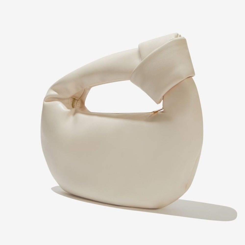 Melie Bianco Alexandra Top Handle Bag In Cream. NWT